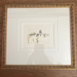 Antique print from Quebec.